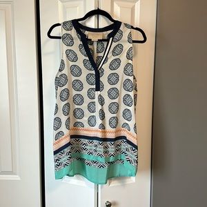 Silk tank from Anthropologie